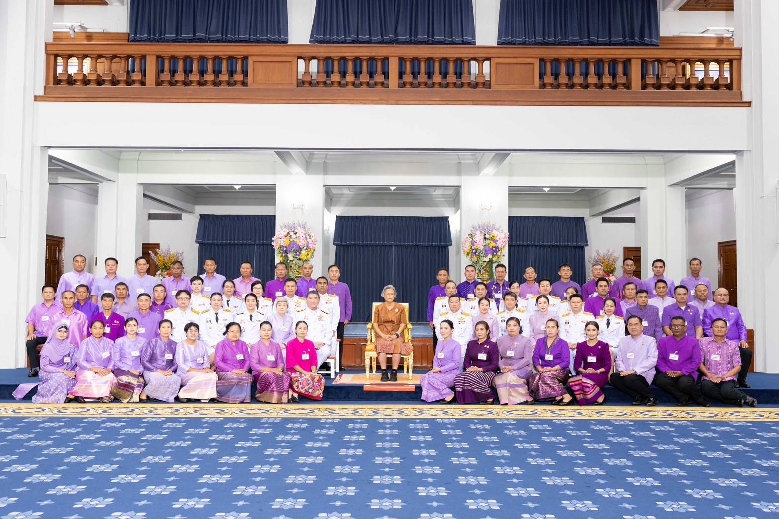 สมเด็จพระกนิษฐาธิราชเจ้า กรมสมเด็จพระเทพรัตนราชสุดา ฯ สยามบรมราชกุมารี พระราชทานพระราชานุญาต ให้กรมการพัฒนาชุมชน นำผู้นำองค์กรเครือข่ายพัฒนาชุมชนดีเด่น ประจำปี 2567 เข้าเฝ้าทูลละอองพระบาท